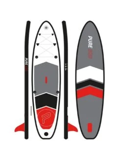 Pure 4 Fun PURE 320 SUP All-Round Inflatable Stand Up Paddle Board 10.5 Feet & Pump, Patch Tool, Foot Lead, Adjustable Paddle And Waterproof 2L Bag -Sport Sphere QQLQ9 SQ3 0000000088 NO COLOR SLd