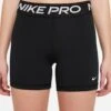 Nike Women's Pro Training 365 5 Inch Short - BLACK/WHITE