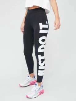 Nike NSW Essential Just Do It Leggings - Black