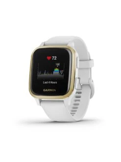 Garmin Venu  Sq GPS Smartwatch With All-day Health Monitoring - Light Gold & White Band -Sport Sphere QVFMX SQ6 0000000088 NO COLOR SLd2