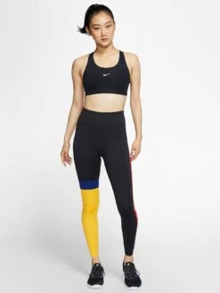 Nike Medium Support Padded Swoosh Bra - Black -Sport Sphere QYP7G SQ3 0000000004 BLACK MDo