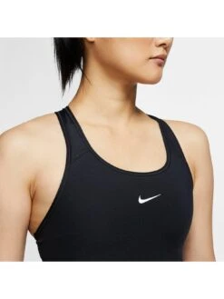 Nike Medium Support Padded Swoosh Bra - Black -Sport Sphere QYP7G SQ4 0000000004 BLACK MDd