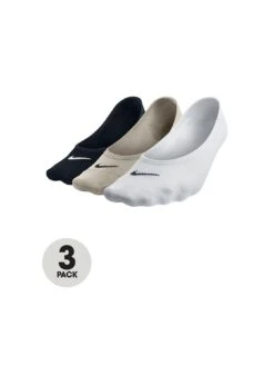 Nike Women's 3 Pack Everyday Lightweight Socks - GREY