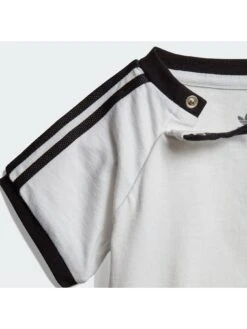 Adidas Originals Childrens 3 Stripes Tee - White Black -Sport Sphere R46LF SQ4 0000000269 WHITE BLACK SLd