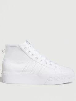 Adidas Originals Nizza Platform Mid - White/White -Sport Sphere R4JNE SQ3 0000000001 WHITE WHITE SLs