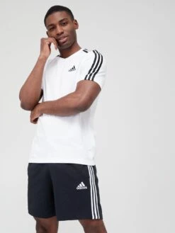 Adidas 3-Stripes T-Shirt - White/Black