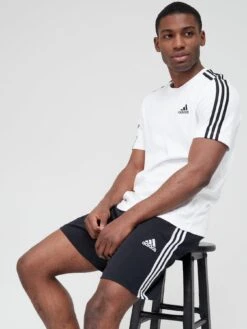 Adidas 3-Stripes T-Shirt - White/Black -Sport Sphere R4UHA SQ4 0000000269 WHITE BLACK MDd