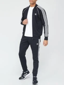 Adidas Originals Superstar Track Top - Black/White 6 Adidas Originals Superstar Track Top - Black/White -Sport Sphere R4VA3 SQ3 0000000019 BLACK WHITE MDo