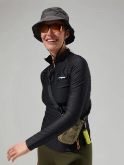Berghaus 24/7 Long Sleeve Half Zip Tech Top - Black  -Sport Sphere R6KJ6 SQ4 0000000004 BLACK MDd