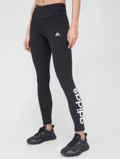 Adidas Sportswear Essentials High-waisted Logo Leggings - Black/White