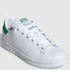 Adidas Originals Unisex Junior Stan Smith Trainers - White/Green