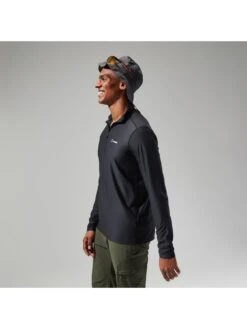 Berghaus 24/7 Half Zip Long Sleeve Teck Tee - Black -Sport Sphere R9KVP SQ4 0000000004 BLACK MDd