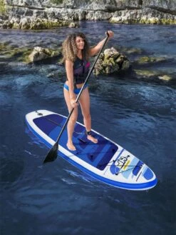 Bestway Hydro-Force SUP Oceana Convertible Stand Up Paddle Board Set With Hand Pump And Travel Bag (10ft) -Sport Sphere RFTTF SQ7 0000000099 N A SLd4