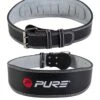 Pure2Improve Deluxe Padded Leather And Suede Weightlifting Belt (Large)