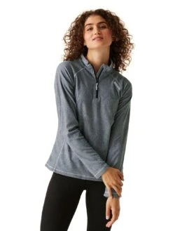 Regatta Montes 1/4 Zip Top - Navy/White