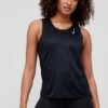 Nike Women's Running Df Race Day Singlet - BLACK/SILVER
