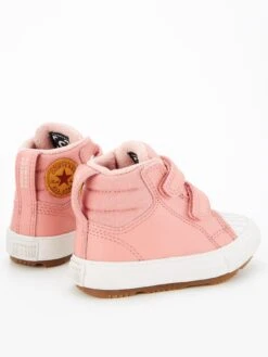 Converse Chuck Taylor All Star Berkshire Boot Hi Infant Trainer - Pink/White  -Sport Sphere RNNNR SQ3 0000000217 PINK WHITE SLs