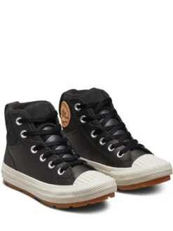 Converse Chuck Taylor All Star Berkshire Boot Hi Childrens Trainer -Sport Sphere RNP3E SQ3 0000000004 BLACK SLs