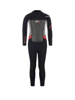 Osprey Origin Boys Long Wetsuit (Black/Red)
