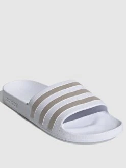 Adidas Sportswear Adidas Adilette Aqua Sliders - White/Grey
