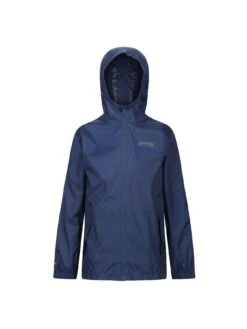 Regatta Kids Pack-it III Waterproof Jacket - Navy -Sport Sphere RWADW SQ4 0000000354 DARK BLUE SLd