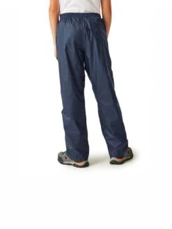 Regatta Kids Pack-it Waterproof Over-trousers - Dark Blue -Sport Sphere RWADX SQ2 0000000354 DARK BLUE MDf
