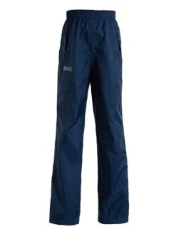 Regatta Kids Pack-it Waterproof Over-trousers - Dark Blue -Sport Sphere RWADX SQ4 0000000354 DARK BLUE SLd
