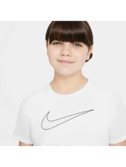 Nike Dri-FIT One Short Sleeve GX Top - White -Sport Sphere RWC4G SQ4 0000000269 WHITE BLACK MDd