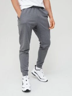 Nike Train Dri-FIT Fleece Taper Pants - Dark Grey