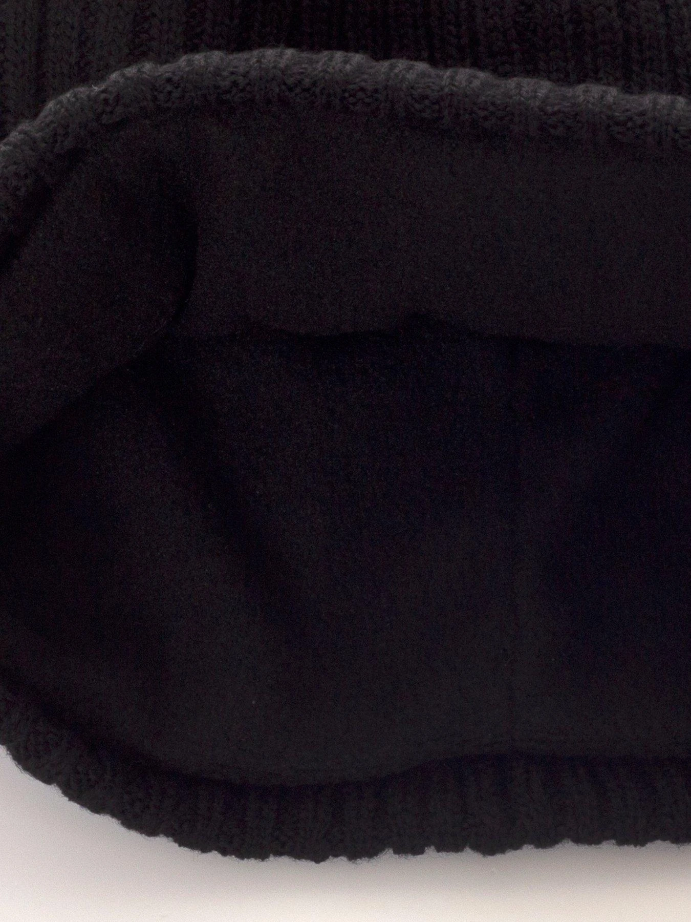 DKNY SPORT Ribbed Beanie - Black 2 DKNY SPORT Ribbed Beanie - Black - Image 2