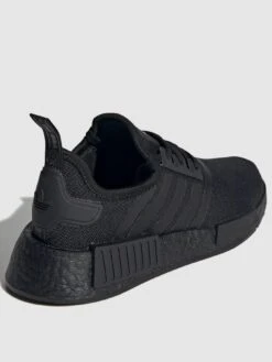 Adidas Originals Unisex Junior NMD_R1 Trainers - Black/Black -Sport Sphere TAML3 SQ2 0000013421 TRIPLE BLACK SLb