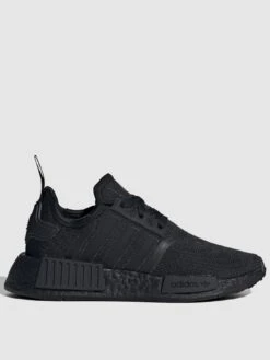 Adidas Originals Unisex Junior NMD_R1 Trainers - Black/Black -Sport Sphere TAML3 SQ3 0000013421 TRIPLE BLACK SLs