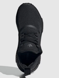 Adidas Originals Unisex Junior NMD_R1 Trainers - Black/Black -Sport Sphere TAML3 SQ4 0000013421 TRIPLE BLACK SLt