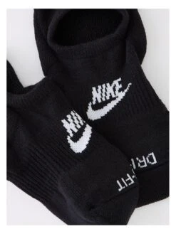 Nike Everyday Plus Cushioned 3 Pack Sock - Black -Sport Sphere TEPAW SQ3 0000000004 BLACK SLb