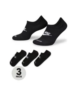 Nike 3 Pack Everyday Plus Cushioned Socks - Black