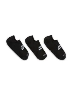 Nike 3 Pack Everyday Plus Cushioned Socks - Black -Sport Sphere TFX3P SQ4 0000000019 BLACK WHITE SLd1