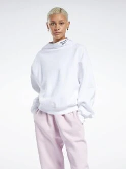 Reebok Classics Cozy Fleece Cowl Neck Sweatshirt