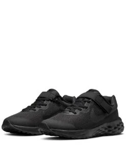 Nike Revolution 6 Flyease Trainers - Black/White/Grey -Sport Sphere TG9QR SQ3 0000000602 BLACK WHITE GREY SLs