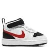 Nike Court Borough Mid 2 Infant - White/Red