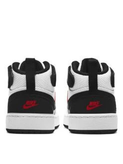 Nike Court Borough Mid 2 Infant - White/Red -Sport Sphere TGA6R SQ2 0000000304 WHITE RED SLb