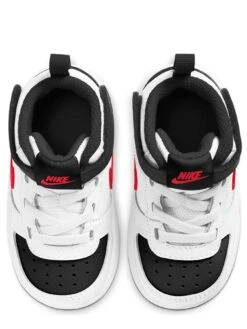 Nike Court Borough Mid 2 Infant - White/Red -Sport Sphere TGA6R SQ4 0000000304 WHITE RED SLt