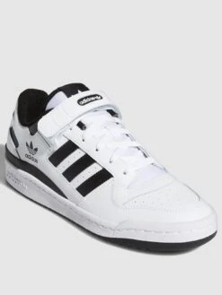 Adidas Originals Forum Low Trainers - White/Black