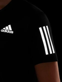 Adidas Performance Own The Run T-shirt - Black/Reflective Silver -Sport Sphere TL6QU SQ4 0000000865 BLACK REFLECTIVE SILVER MDd