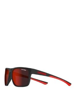 Tifosi Swick, Satin Black/Crimson Sunglasses