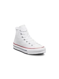 Converse Chuck Taylor All Star Hi Junior Girls Eva Lift Canvas Platform Trainers -White -Sport Sphere U3JCP SQ6 0000000013 WHITE SLd