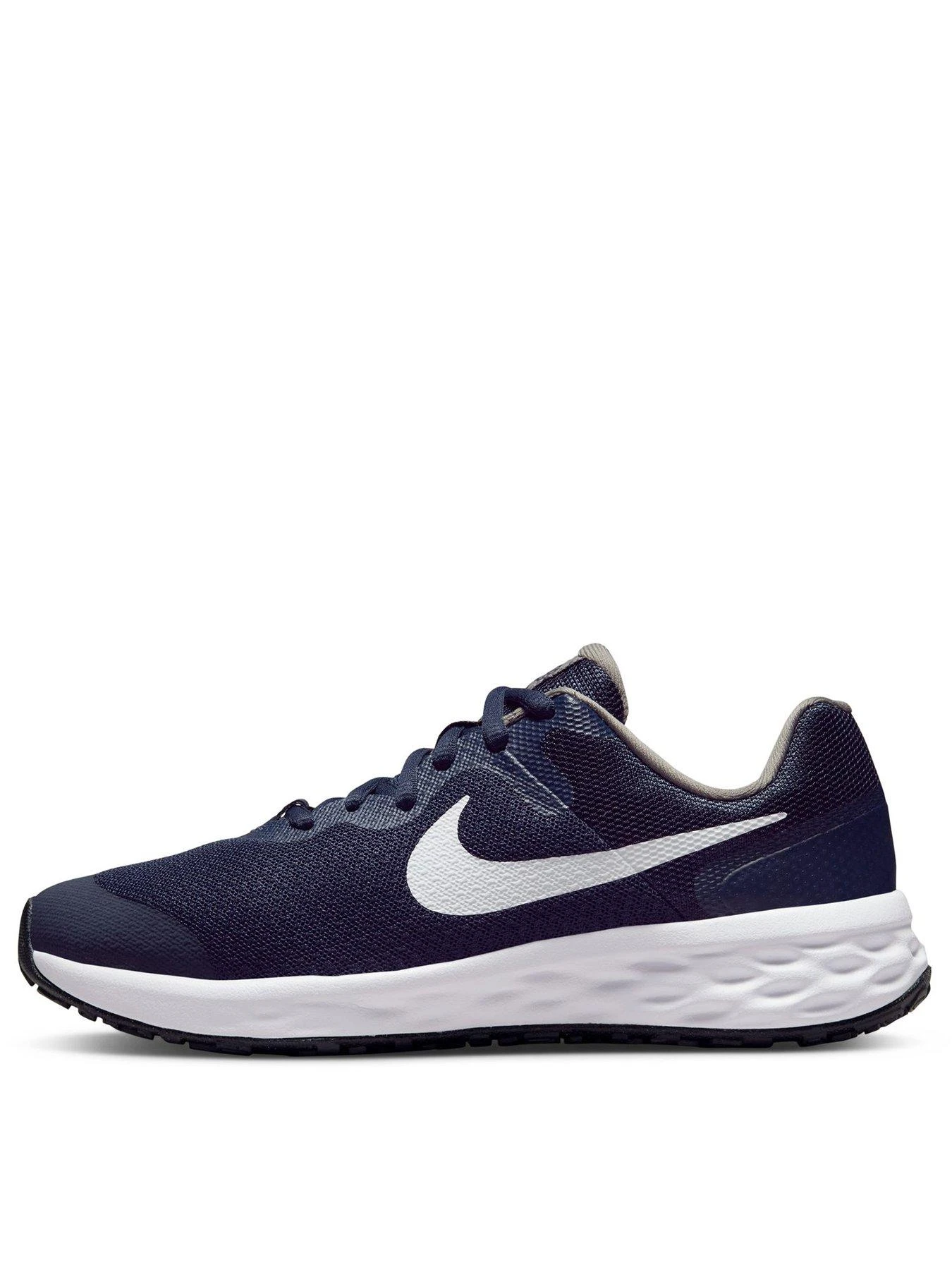 Nike Junior Revolution 6 - Navy/White 1 Nike Junior Revolution 6 - Navy/White
