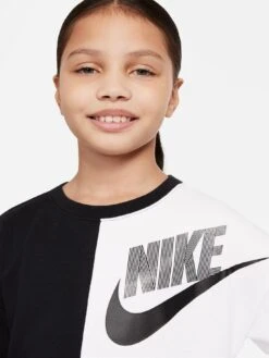 Nike Older Girls Nsw Bf Crew Dnc - Black/White -Sport Sphere U97M4 SQ4 0000000019 BLACK WHITE SLd