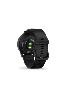 Garmin Vivomove Sport Hybrid Smartwatch With Hidden Touchscreen Display -Sport Sphere UDP6L SQ4 0000000004 BLACK SLd