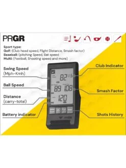 Prgr Portable Launch Monitor -Sport Sphere UENG3 SQ4 0000000088 NO COLOR SLd1