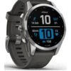 Garmin Fenix 7S Multisport GPS Watch - Silver With Graphite Band